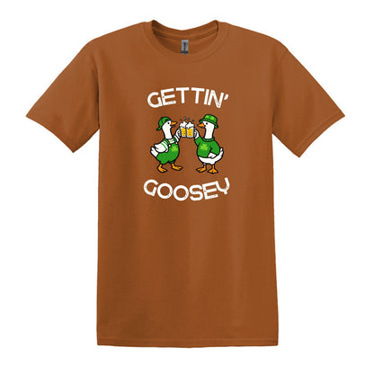 Gettin' Goosey - Fun Irish Heavy Cotton T-shirt