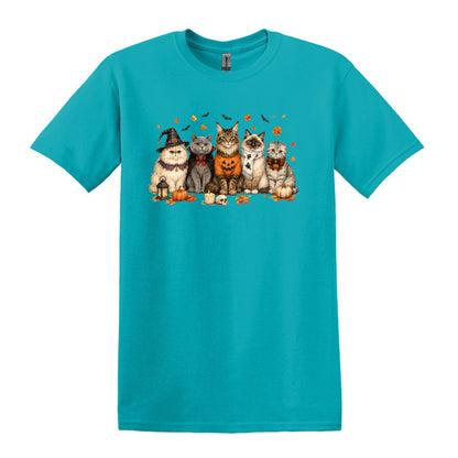 Halloween Cats -  Heavy Cotton Unisex T-shirt
