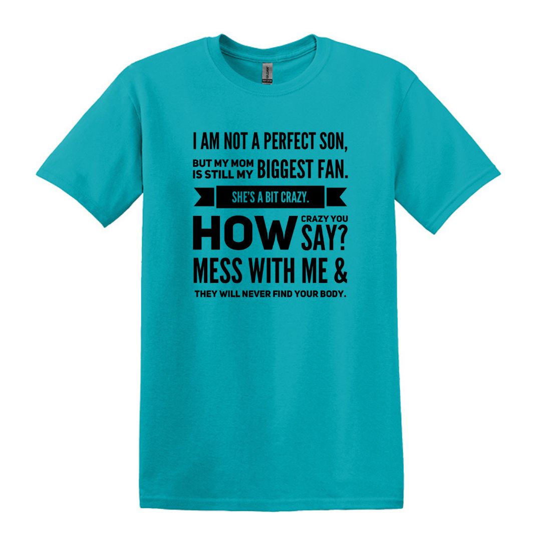 I am not a perfect son - Gildan Heavy Cotton T-shirt