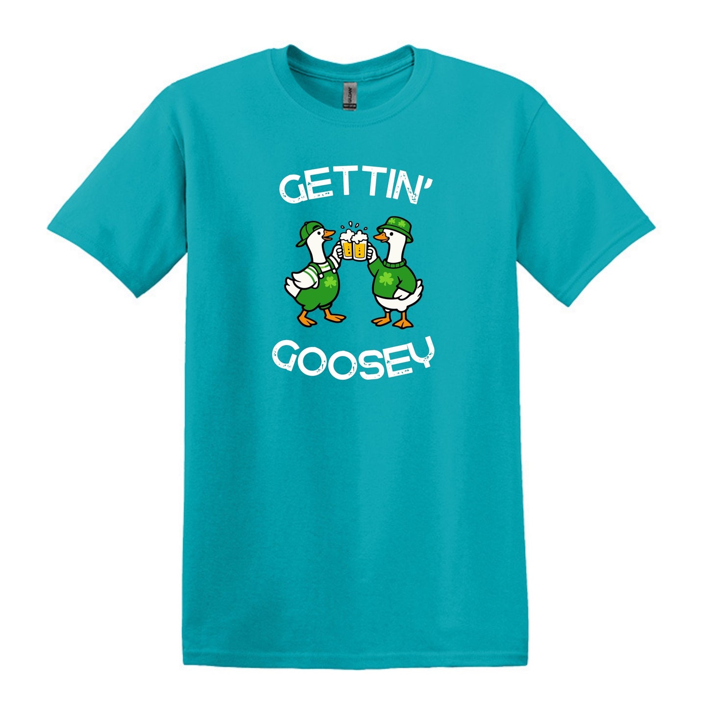 Gettin' Goosey - Fun Irish Heavy Cotton T-shirt