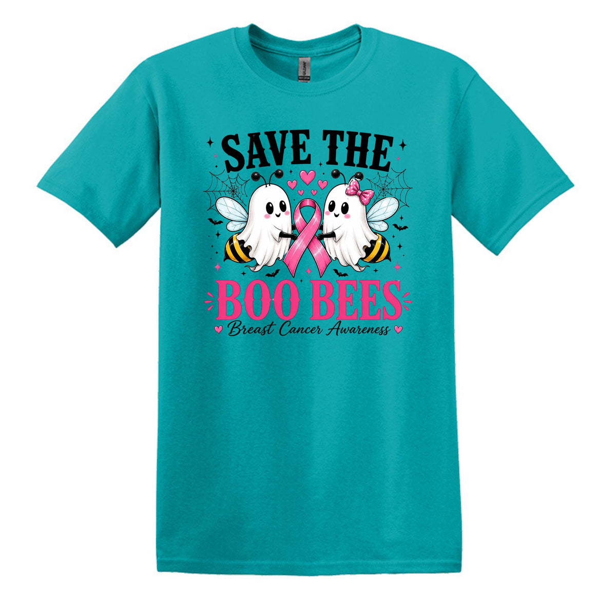 Save the Boo Bees - Breast Cancer Awareness - Gildan Softstyle T-shirt