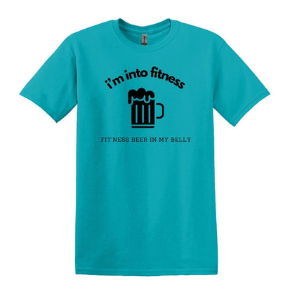 i'm into fitness. fit'ness beer in my belly - Gildan Adult Unisex Heavy Cotton