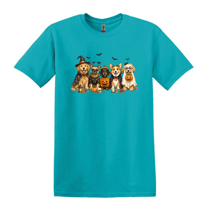 Halloween Pups -  Heavy Cotton Unisex T-shirt