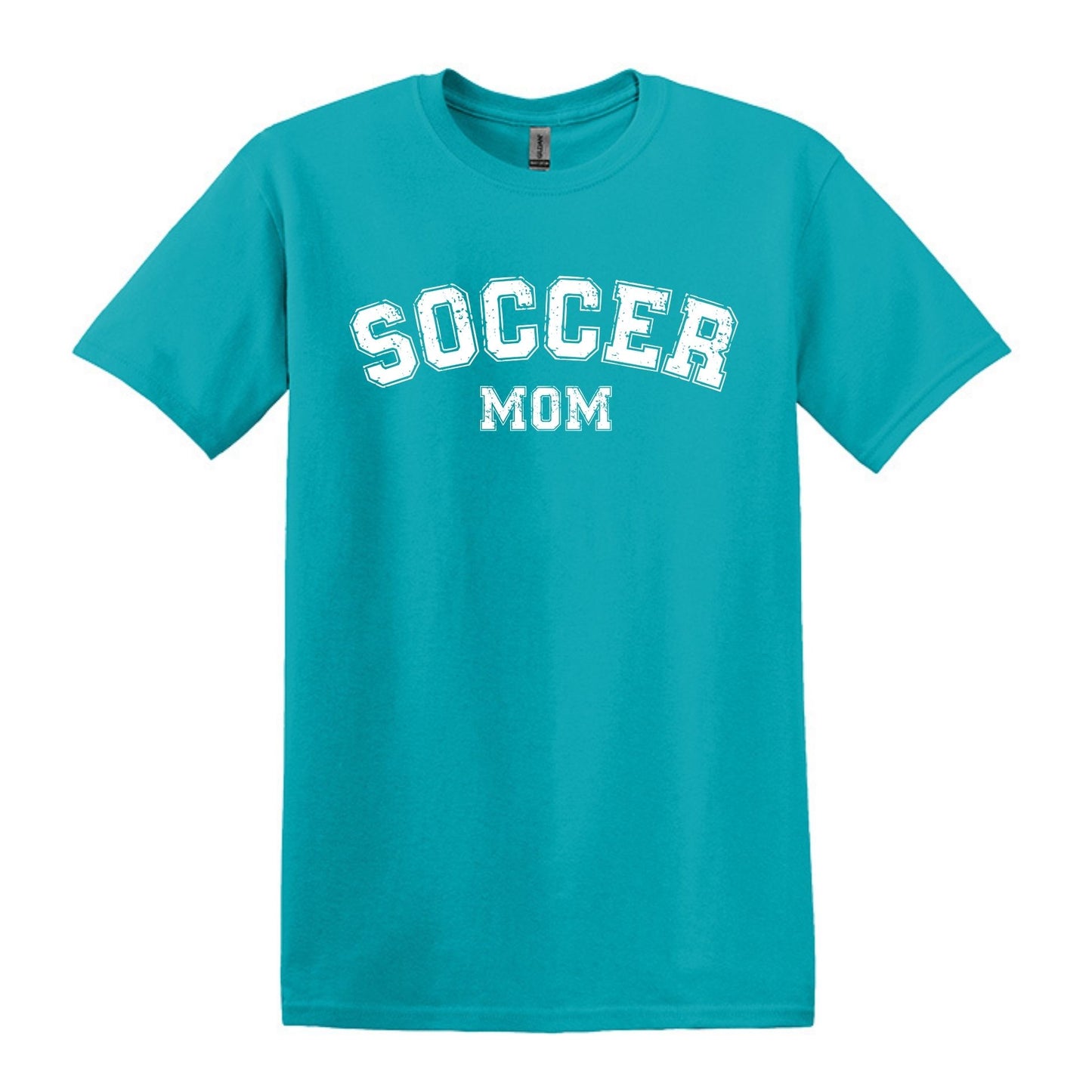 Soccer Mom / Dad - Distressed Athletic Artwork | Heavy Cotton Unisex T-shirt