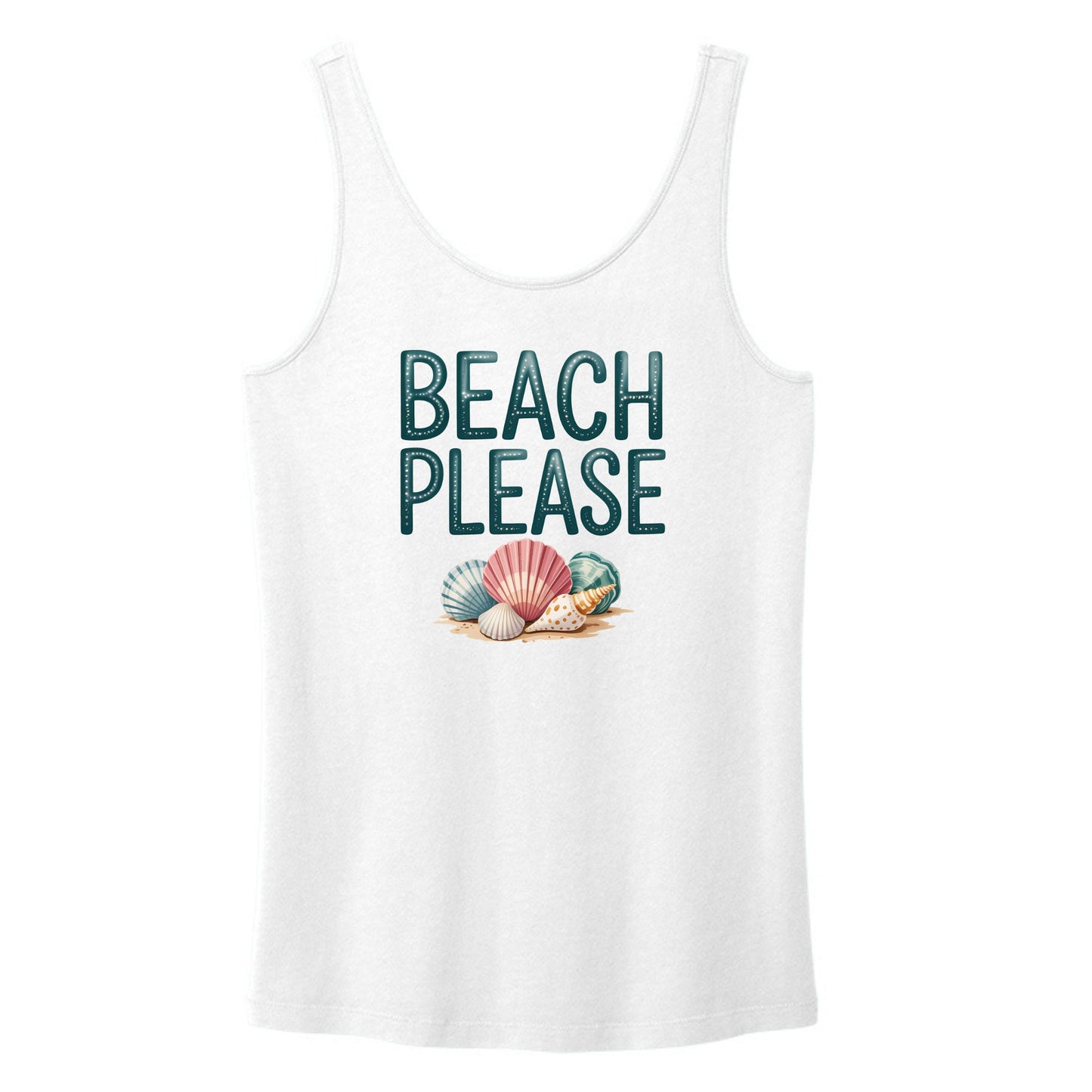 Beach Please - Beach Washed Women's Tank