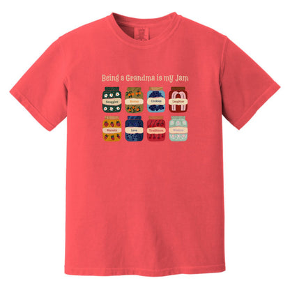 Being a Grandma is my Jam - Comfort Colors ® Heavyweight Ring Spun Tee