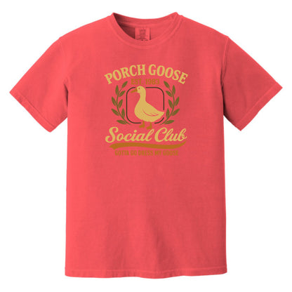 Porch Goose Social Club - Comfort Colors ® Heavyweight Ring Spun T-shirt