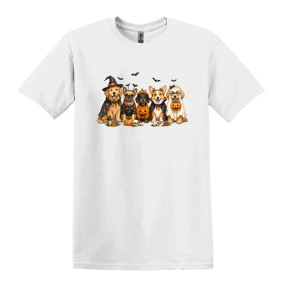 Halloween Pups -  Heavy Cotton Unisex T-shirt