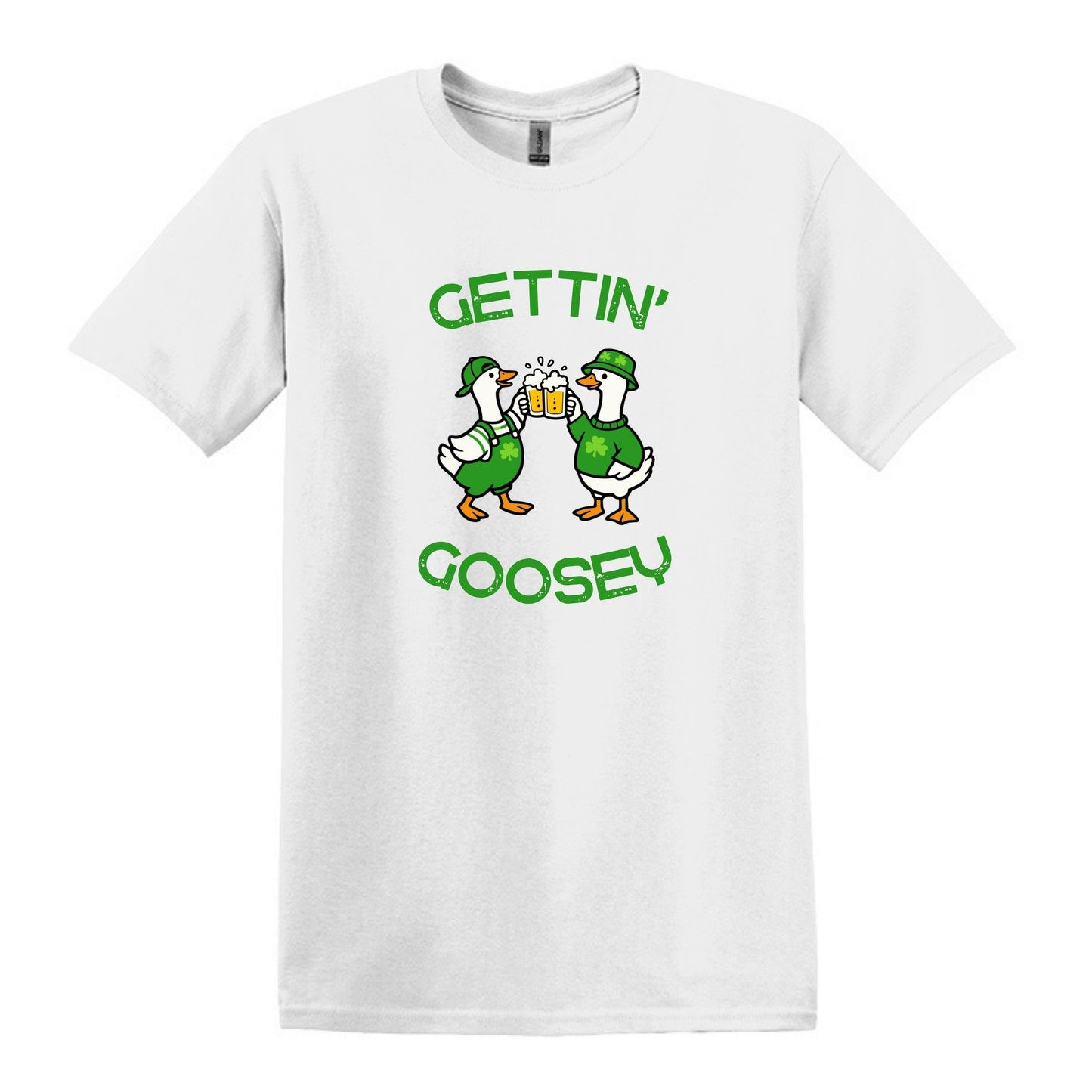 Gettin' Goosey - Fun Irish Heavy Cotton T-shirt