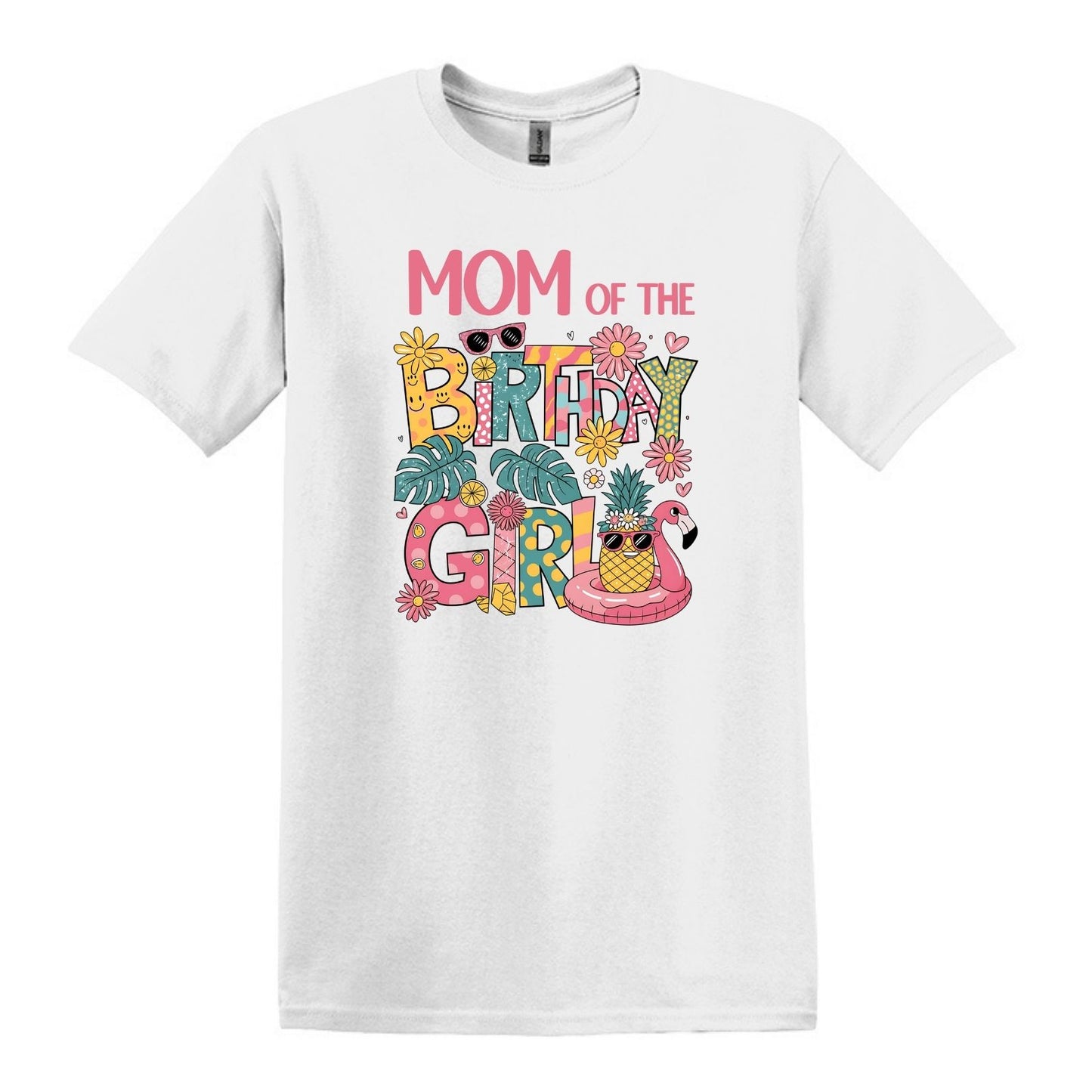 Birthday Girl Tropical Family Tees - Available in Adult, Youth, Toddler & Infant sizes