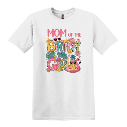 Birthday Girl Tropical Family Tees - Available in Adult, Youth, Toddler & Infant sizes
