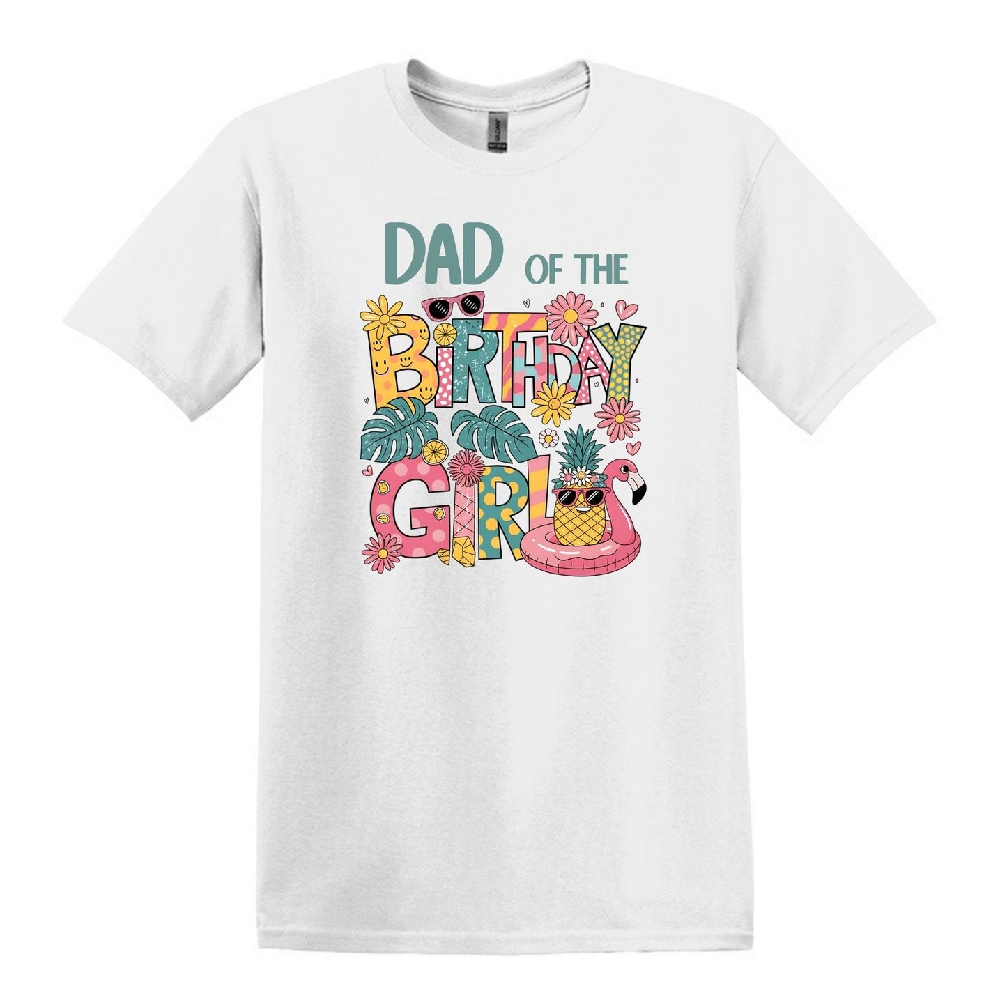 Birthday Girl Tropical Family Tees - Available in Adult, Youth, Toddler & Infant sizes