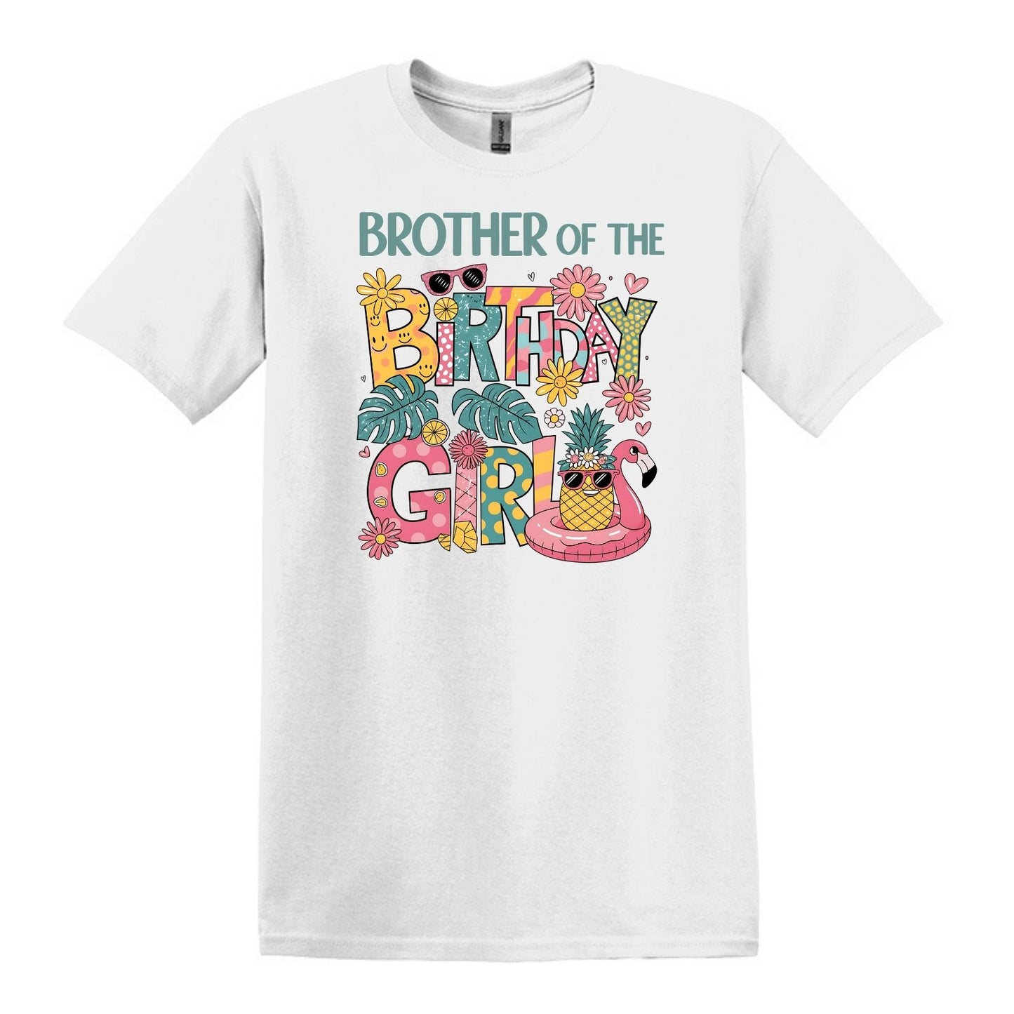 Birthday Girl Tropical Family Tees - Available in Adult, Youth, Toddler & Infant sizes