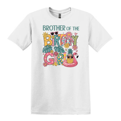 Birthday Girl Tropical Family Tees - Available in Adult, Youth, Toddler & Infant sizes