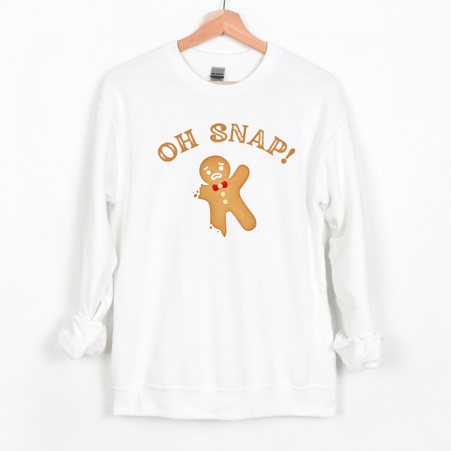 OH SNAP!  Fun and Festive Gingerbread Cookie Sweatshirt