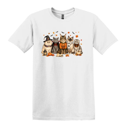 Halloween Cats -  Heavy Cotton Unisex T-shirt