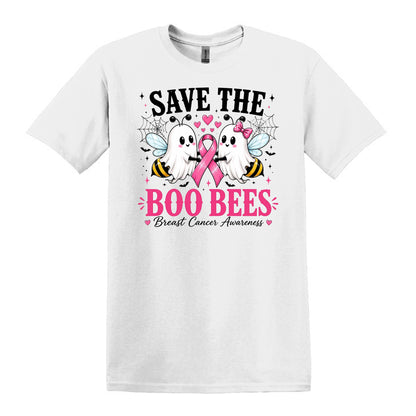 Save the Boo Bees - Breast Cancer Awareness - Gildan Softstyle T-shirt