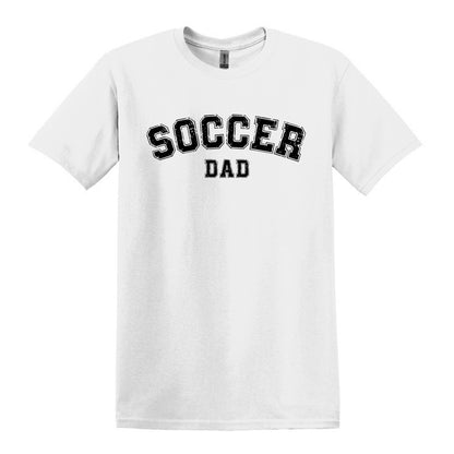 Soccer Mom / Dad - Distressed Athletic Artwork | Heavy Cotton Unisex T-shirt