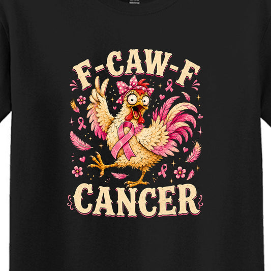 F-CAW-F CANCER - Breast Cancer Awareness - Gildan Softstyle T-shirt