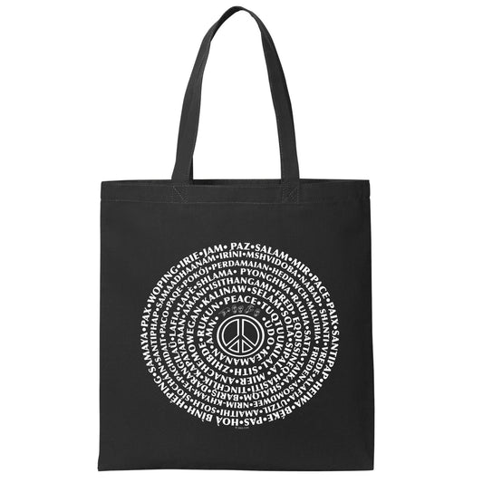 Can You Say PEACE - Reusable Core Cotton Tote - artwork designed by Cynthia NeJame