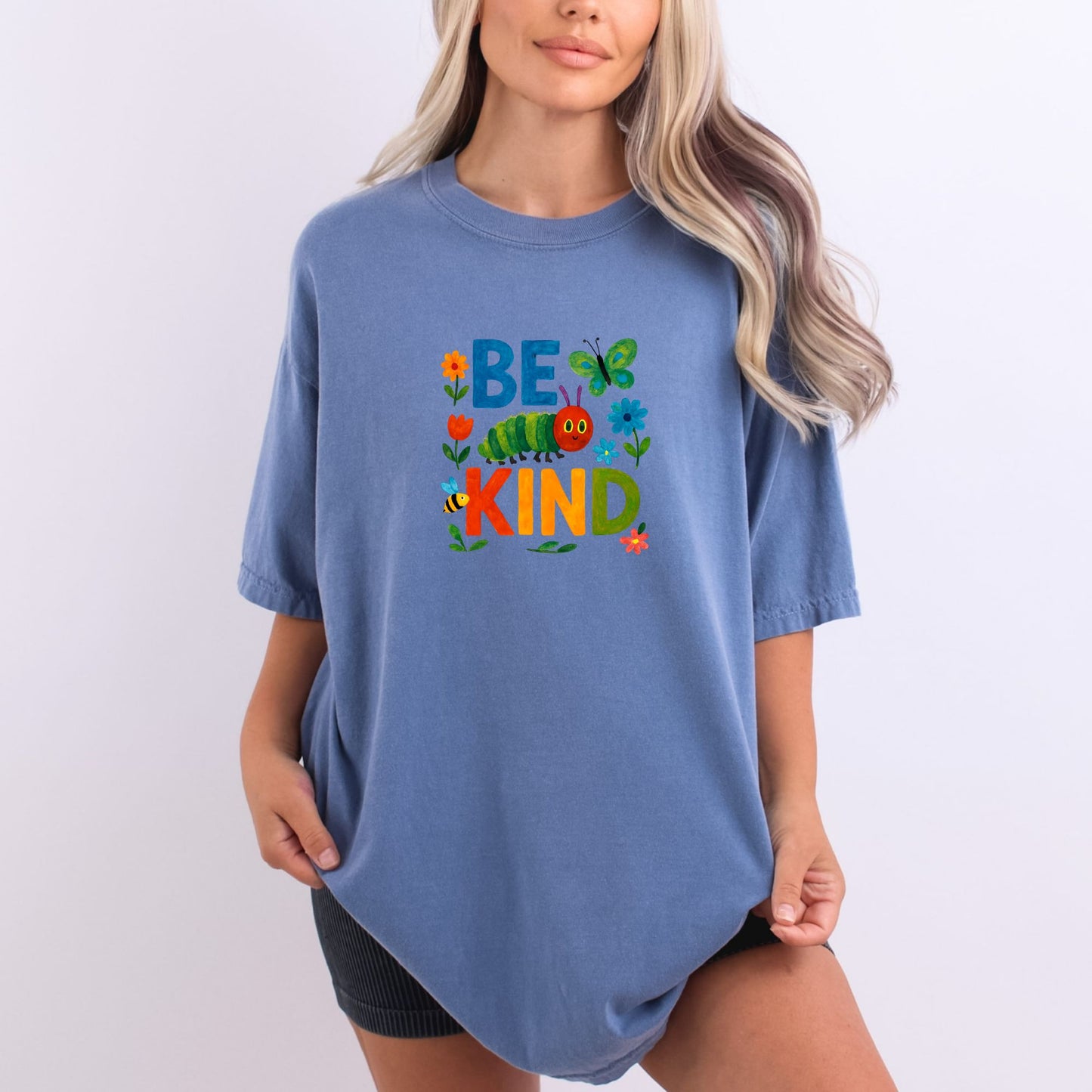 Be Kind Caterpillar T-Shirt - Comfort Colors ® Heavyweight Ring Spun Tee