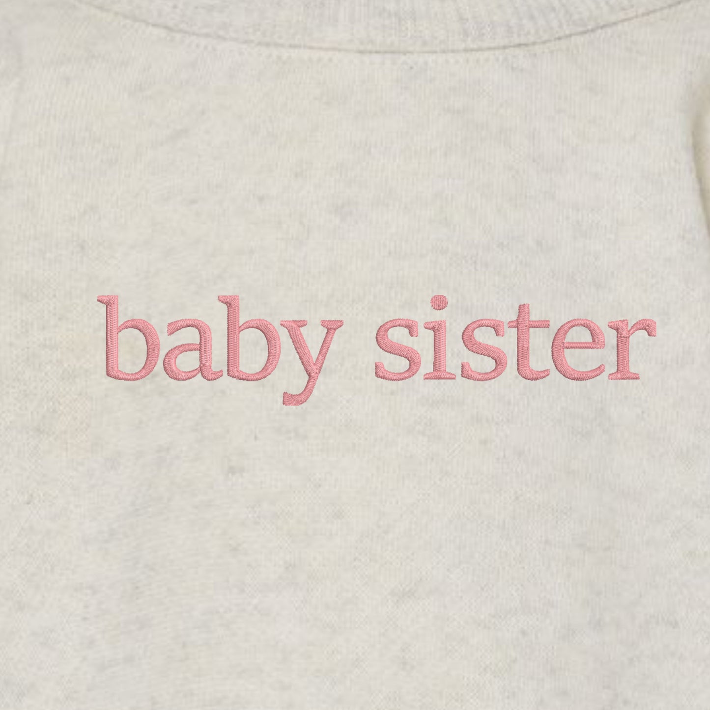 Faux Embroidery Big/Little Brother/Sister Matching Tops