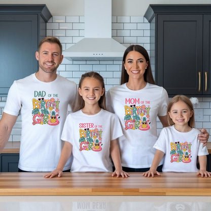 Birthday Girl Tropical Family Tees - Available in Adult, Youth, Toddler & Infant sizes