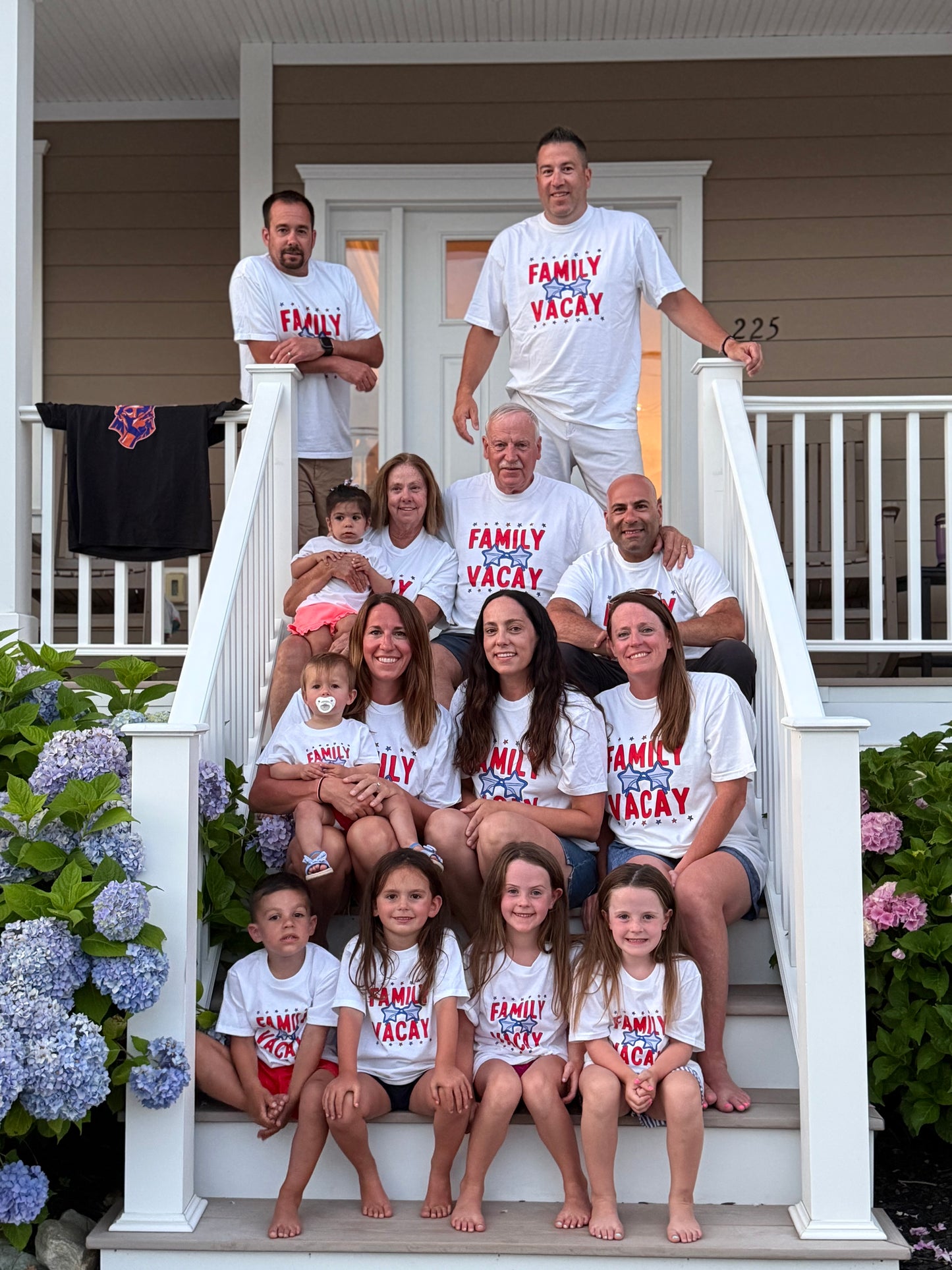 Family Vacay Patriotic Tees - Available in Adult, Youth, Toddler & Infant sizes