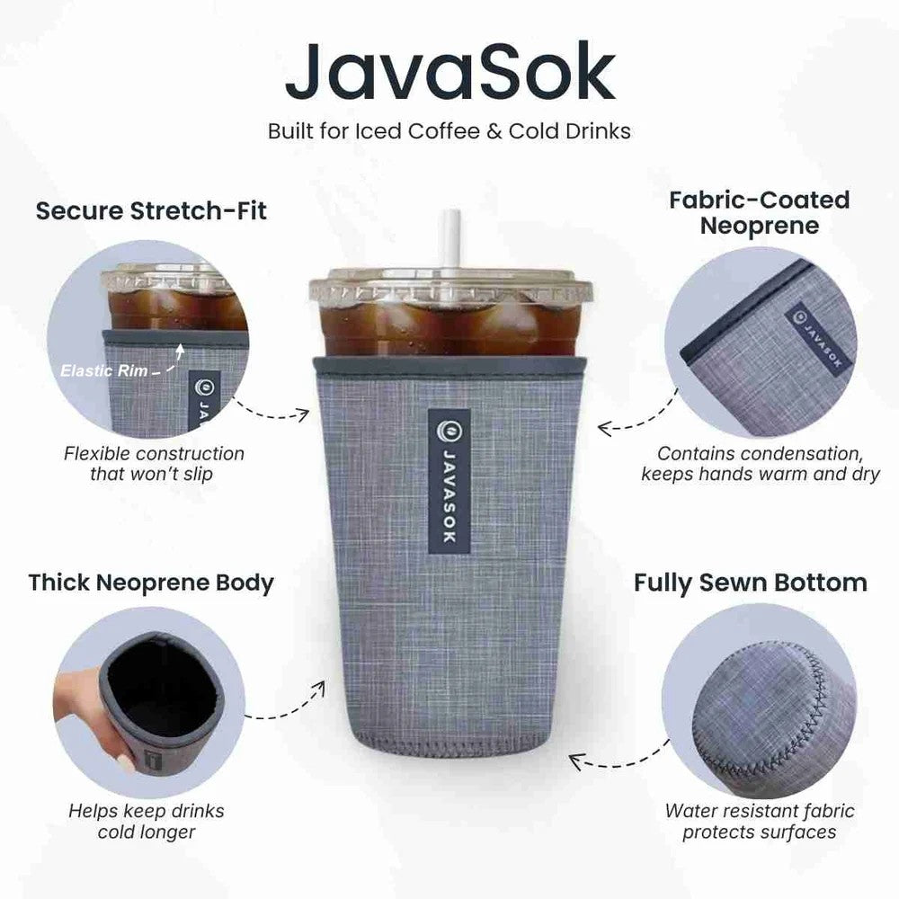 JavaSok - Cold sips, dry hands. Always.