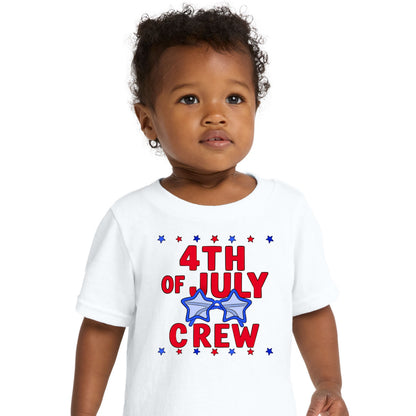 4th of July Crew Tee - Fun Tee for Groups - Available in Adult, Youth, Toddler & Infant sizes