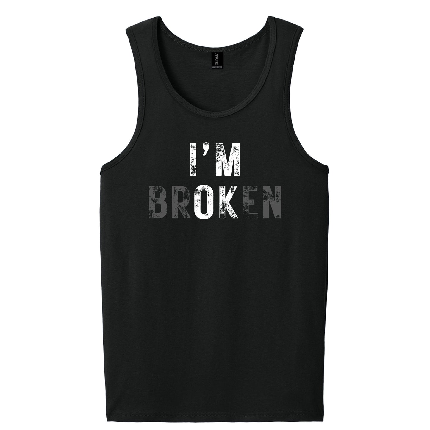 I'M OK | I'M BROKEN - Distressed Graphic Apparel