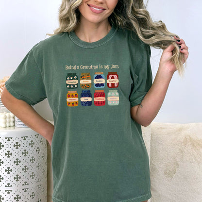 Being a Grandma is my Jam - Comfort Colors ® Heavyweight Ring Spun Tee