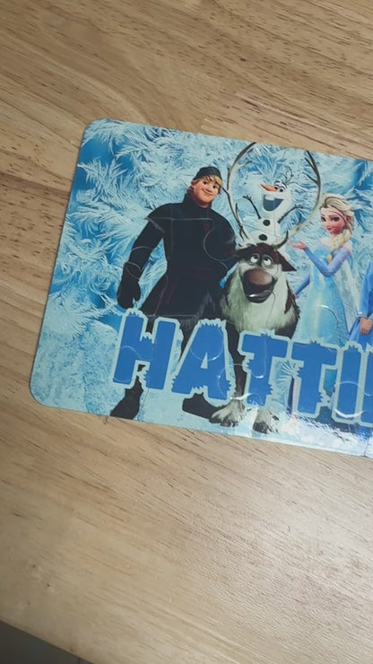 12 Piece Puzzle for Kids - Personalized with your child's name