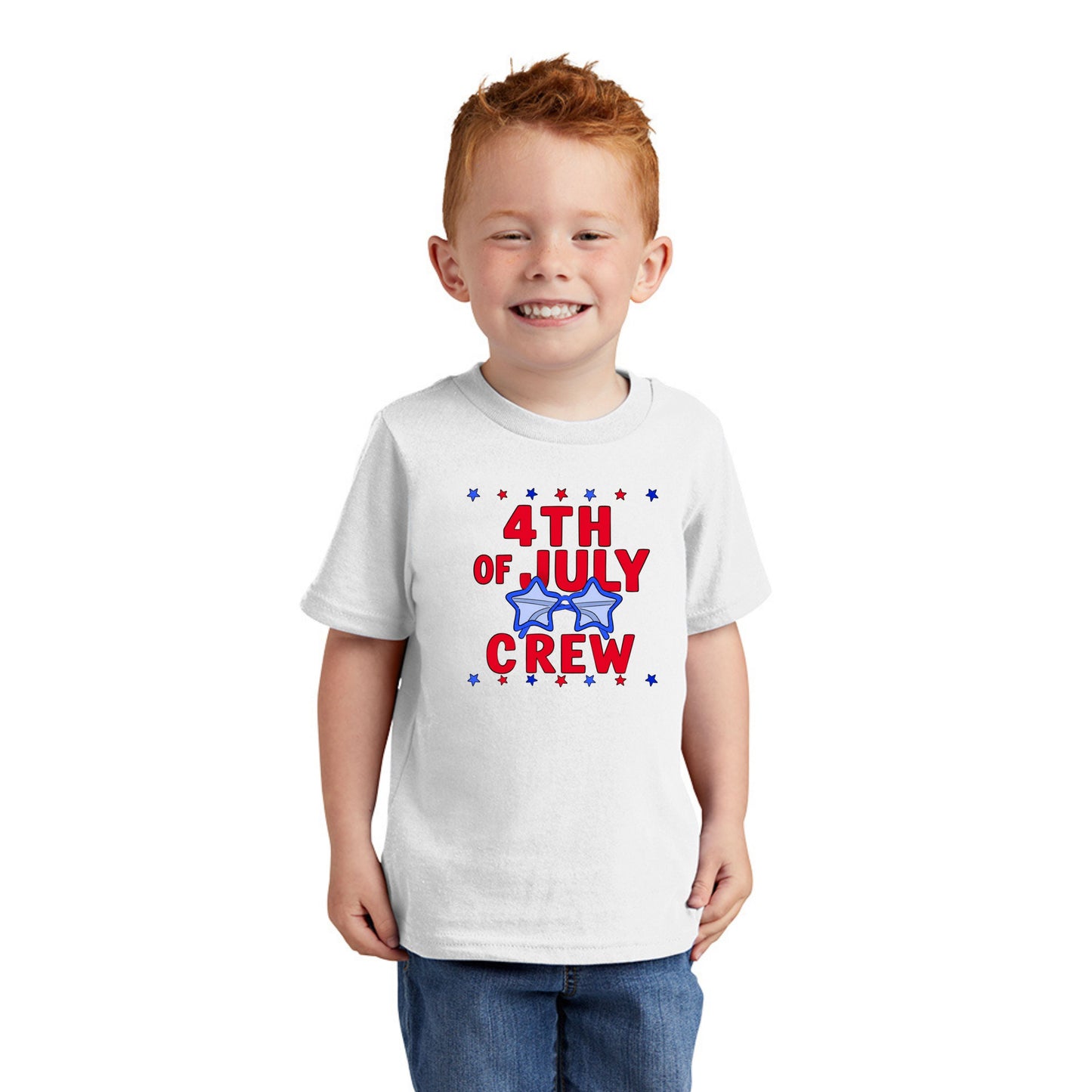 4th of July Crew Tee - Fun Tee for Groups - Available in Adult, Youth, Toddler & Infant sizes