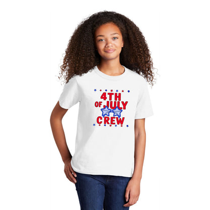 4th of July Crew Tee - Fun Tee for Groups - Available in Adult, Youth, Toddler & Infant sizes
