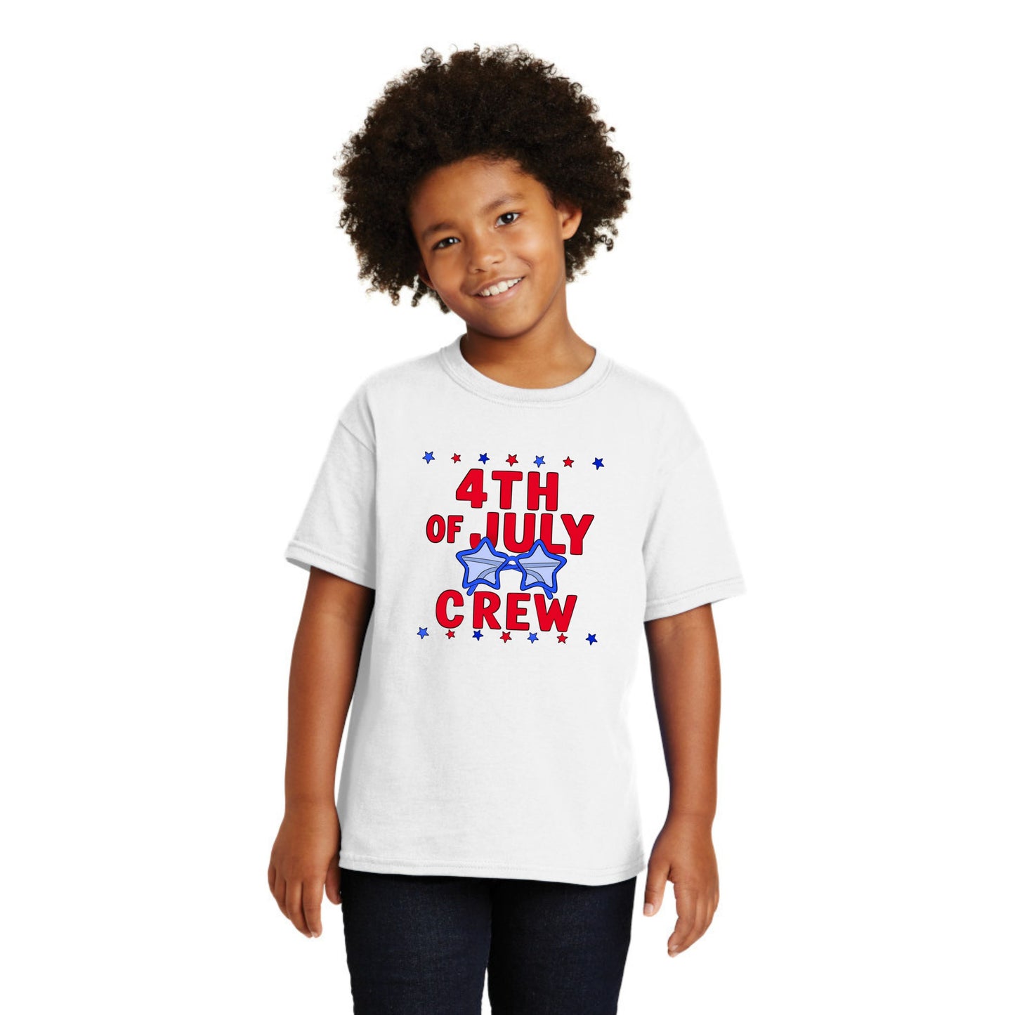 4th of July Crew Tee - Fun Tee for Groups - Available in Adult, Youth, Toddler & Infant sizes