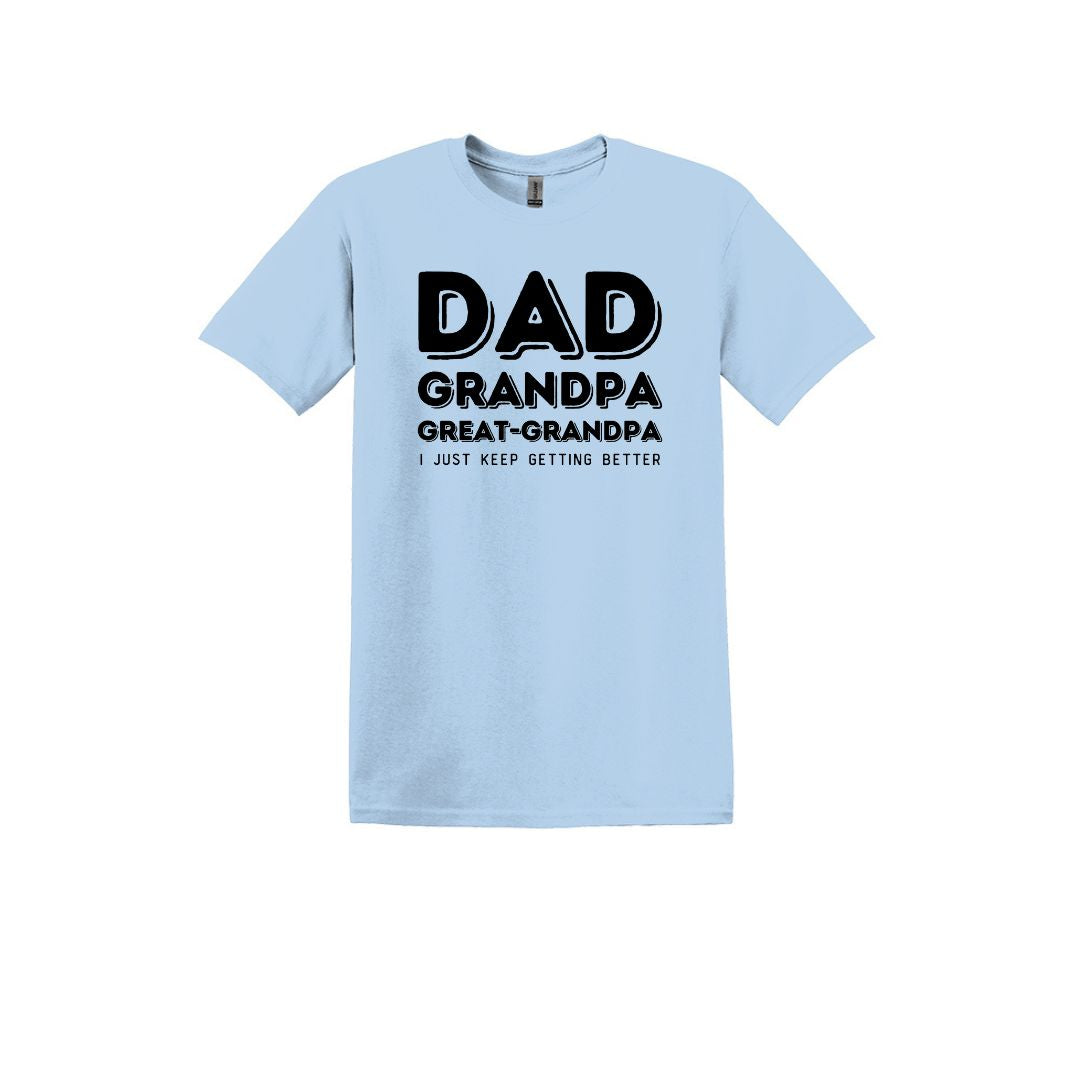 Papá, Abuelo, Bisabuelo- Camiseta suave unisex para adultos 