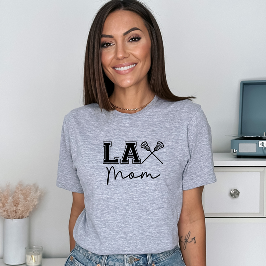 LAX Mom - Camiseta suave unisex para adultos 