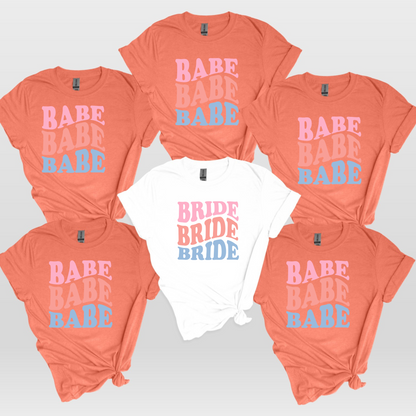 Bride/Babe - Fun, Soft Bachelorette Shirts