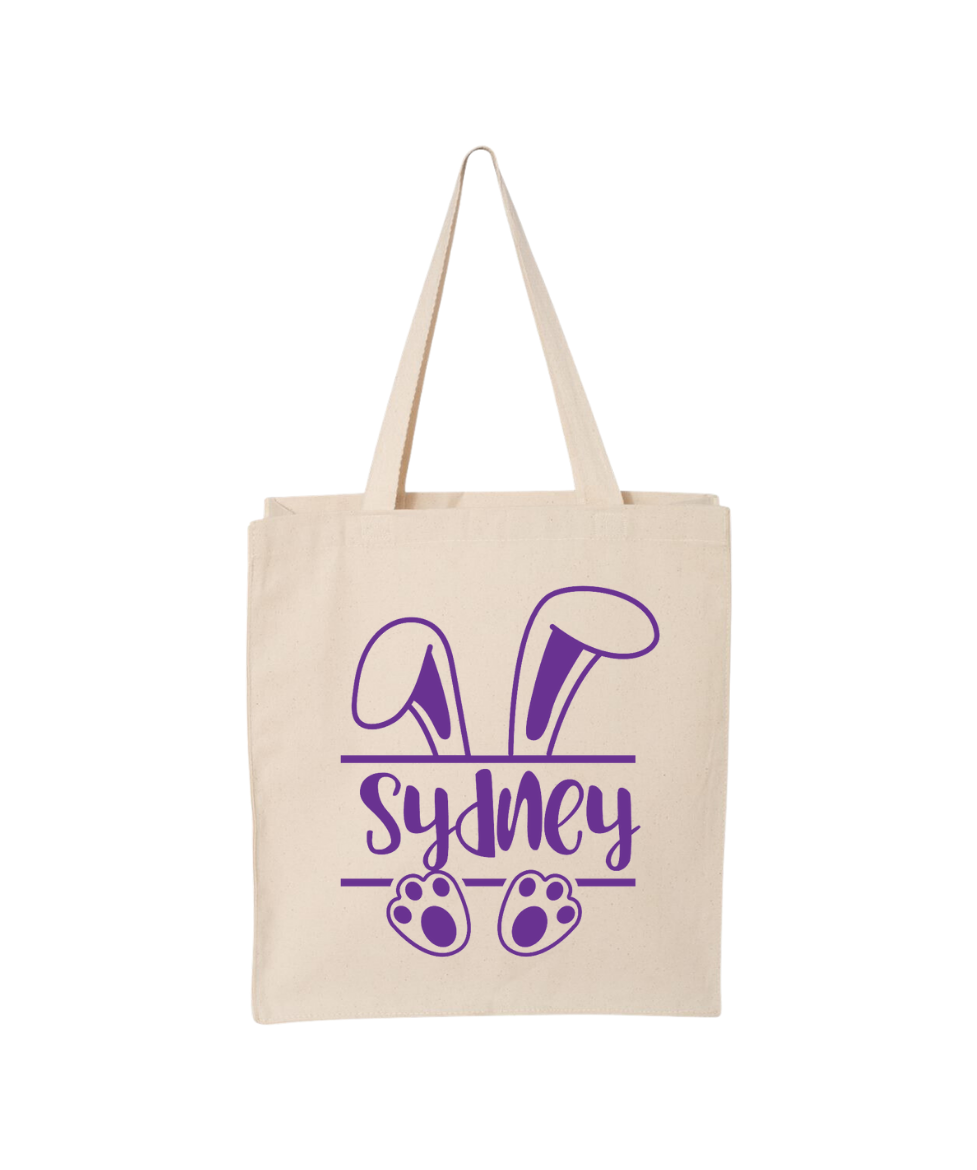 Easter Tote Bag - Customizable with your child's name