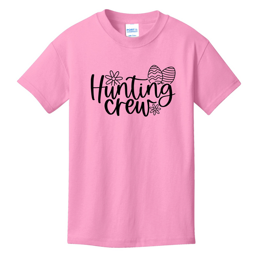 Hunting Crew - T-shirt unisexe pour jeunes œufs de Pâques