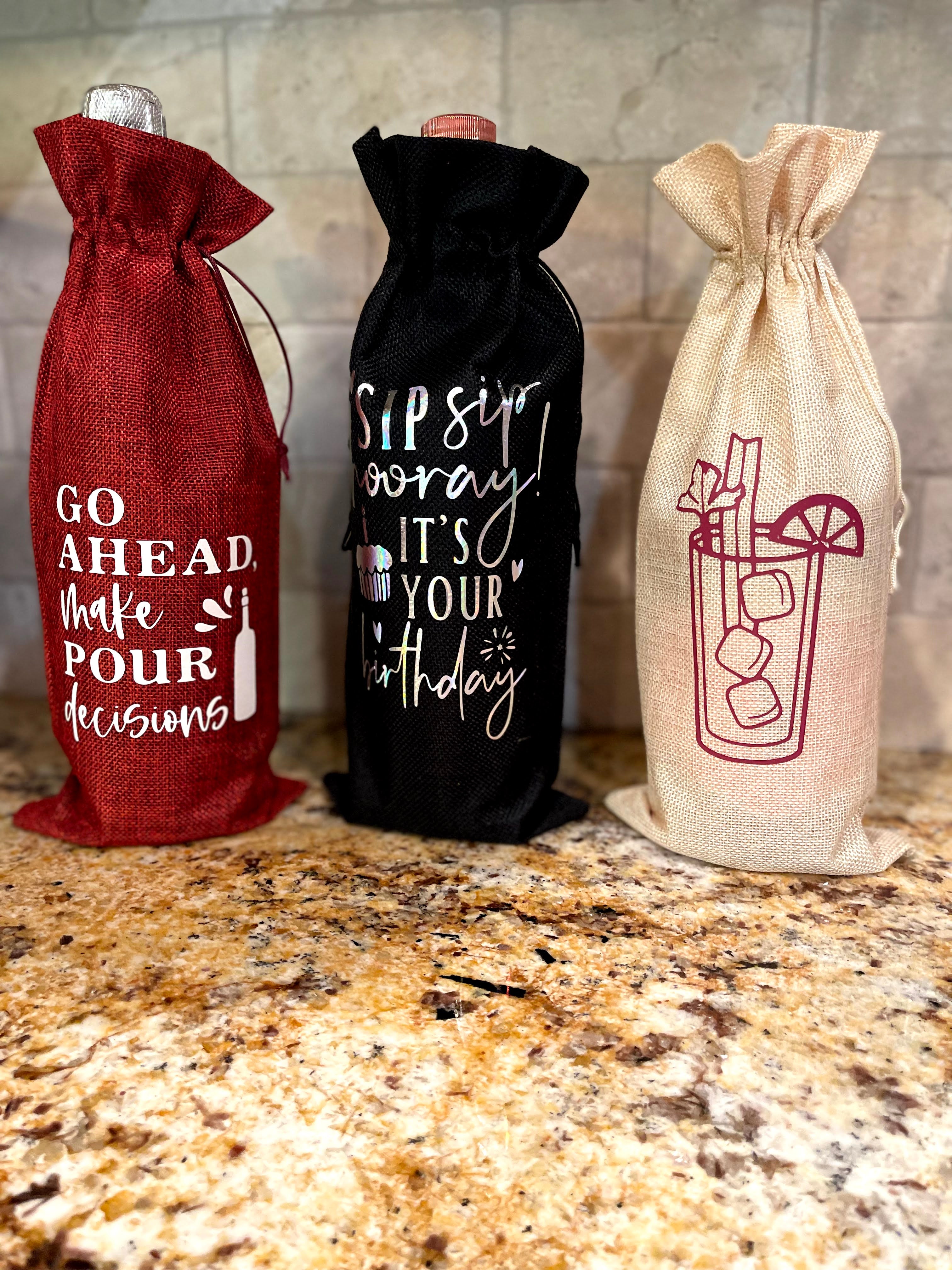 Glick Stephanie Dyment Celebration Fizz Bottle Gift Bag | Temptation Gifts