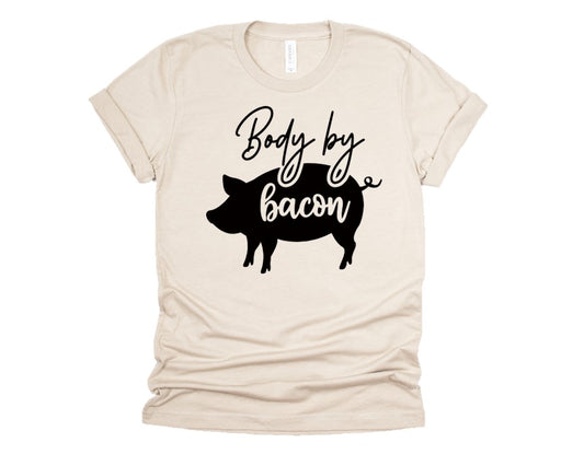 Camiseta Body By Bacon