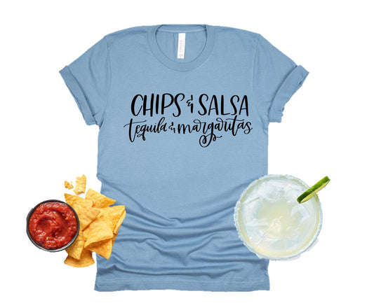 T-shirt chips et salsa