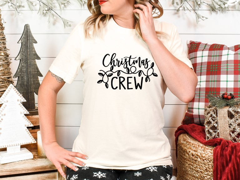 Christmas Crew Tee - Light Strand