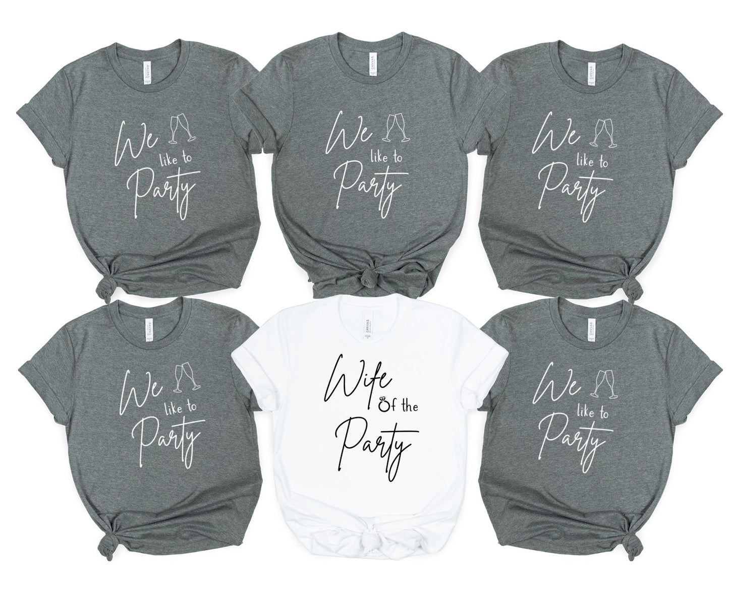 Wife of the Party - Bachelorette Shirts