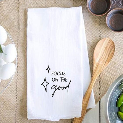 Flour Sack Dish Towels - Inspirational Collection – Kreations By Kelly-Anne  LLC