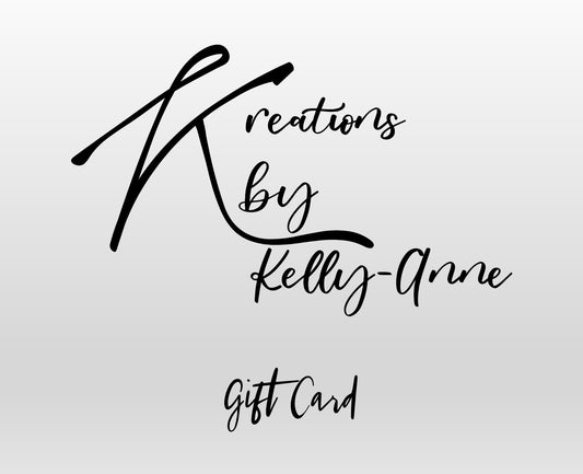 Tarjeta de regalo de Kreations By Kelly-Anne
