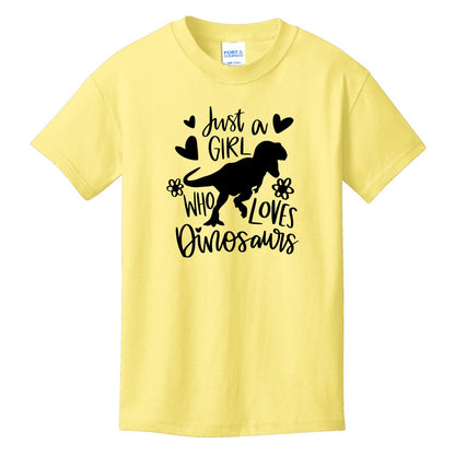 Just a girl who loves Dinosaurs - Youth Tee