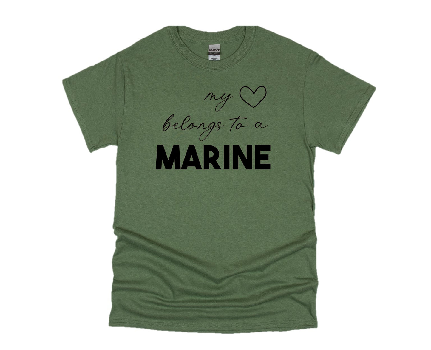 Mi corazón pertenece a un marino - Camiseta de manga corta